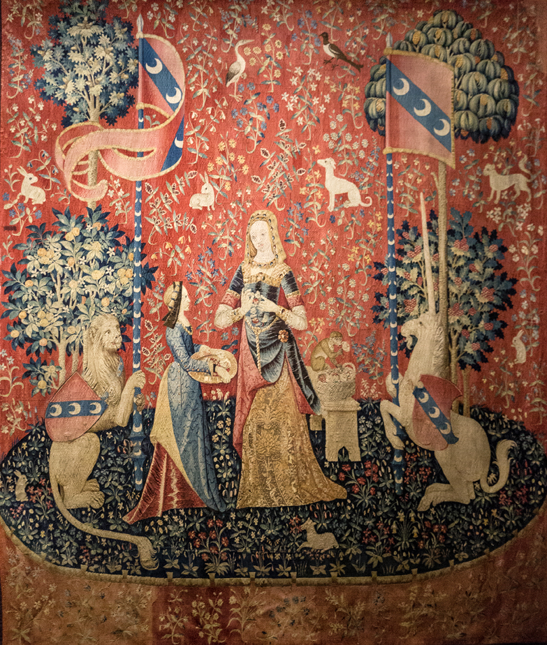 Véritable Tapisserie d'Halluin - Repos de la licorne - Décoration