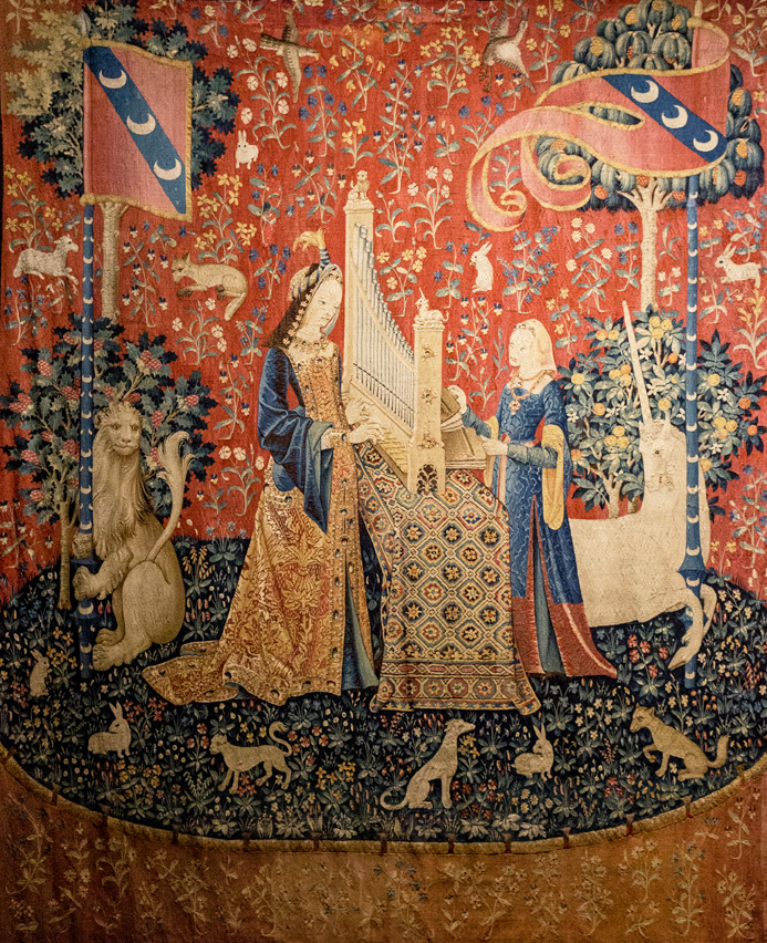 L'ouie, La Dame à la licorne, The Lady and the Unicorn, the hearing